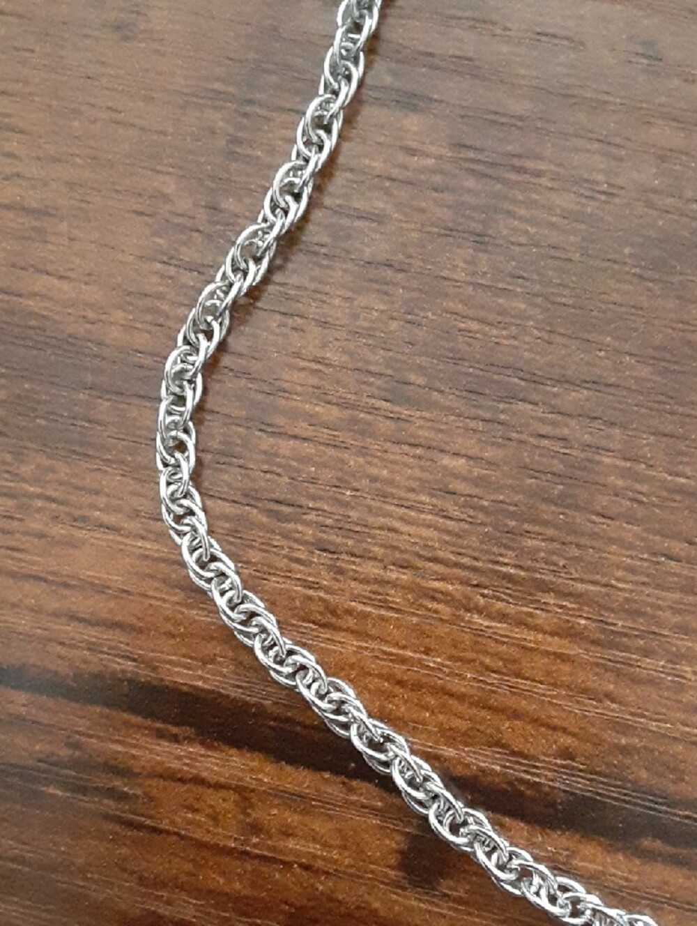 Silver Tone Heart Pendant Necklace with Pearl Bead - Picture 5 of 5